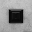 4402103 | Выключатель одноклавишный в стену, "Avanti", "Черный квадрат"